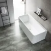 Cadă FLORIDA din acril, freestanding, de perete, 170x75cm - alb lucios