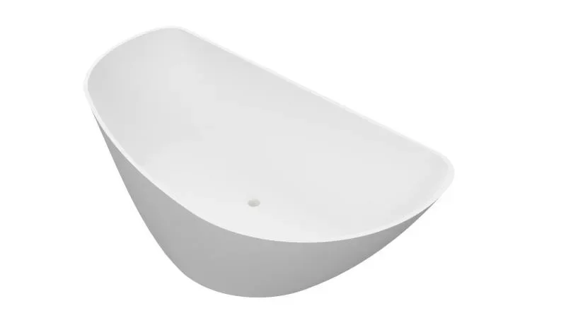 Cadă MARYLAND din marmură turnată, freestanding, de perete