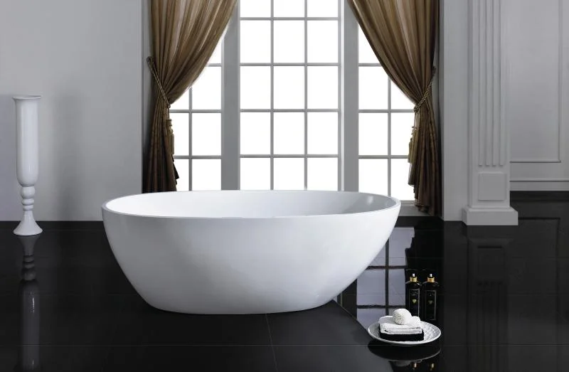 Cadă SILK din acril, freestanding, de mijloc - imagine 2
