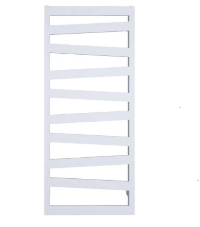 Calorifer portprosop DIAGONAL WHITE 1200x500mm - alb lucios