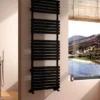 Calorifer portprosop FLAT BLACK 1500x500mm – Negru Mat