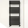Calorifer portprosop MOON BLACK 1200x500mm - negru mat