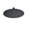 Cap de sus Slim Round 30cm - negru mat