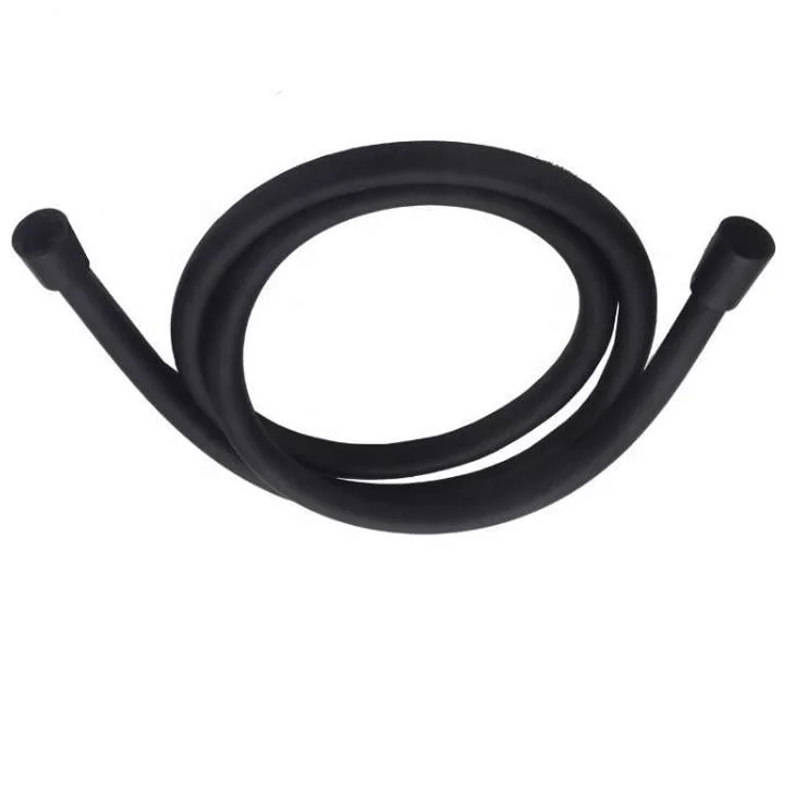 Furtun de duș BLACKFIELD, cu efect metalic 1,5 m - negru