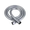 Furtun de duș cu efect metalic 1,2m - crom