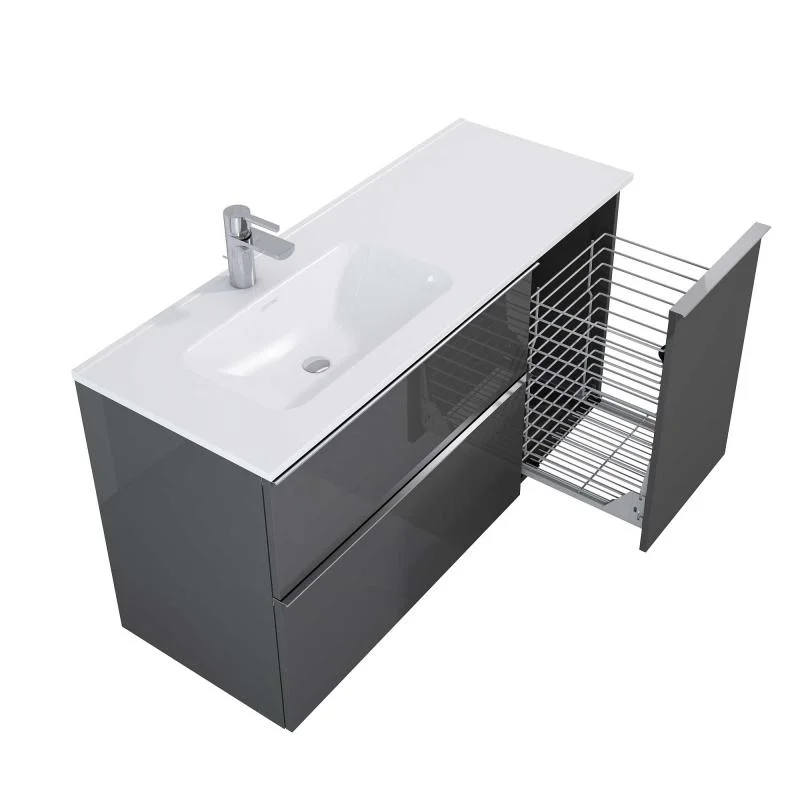 Lavoar încorporabil 120cm (80+40) stânga - Skappa - imagine 4