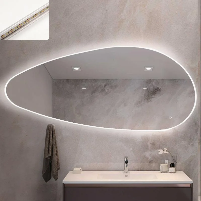 Oglindă LED 120x80 - Smart, Anti-Aburire, 2500 lm