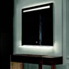 Oglindă LED, cu poliță, lumină reglabilă, dezaburire, 2 difuzoare. bluetooth, 100x80cm