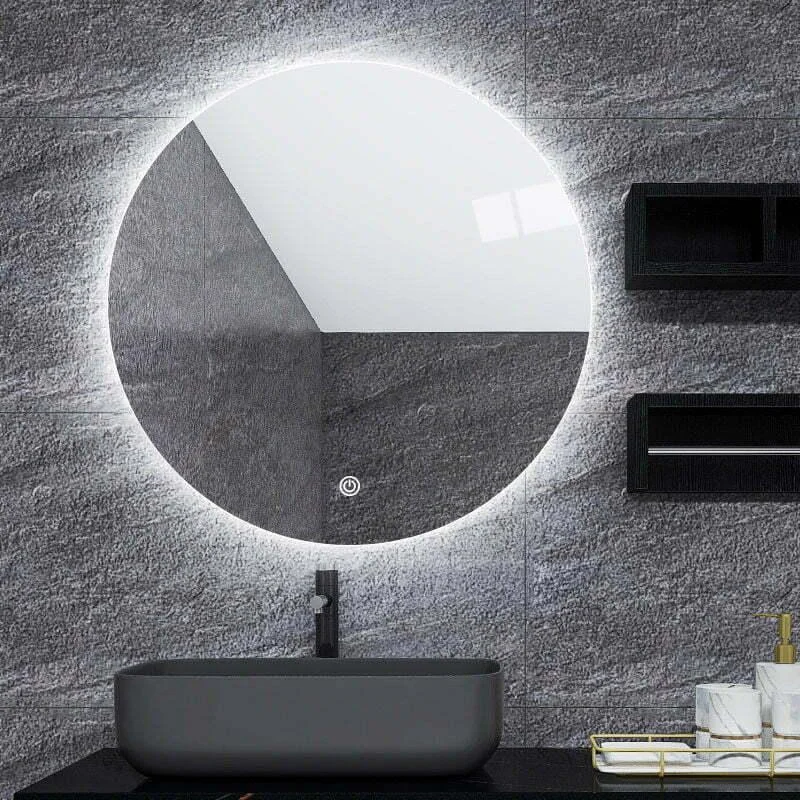 Oglindă LED, lumină reglabilă, dezaburire, 2 db bluetooth - imagine 5