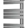 Radiator portprosop HORIZONT GUN METAL, 900 × 500 mm, 390 W, oțel