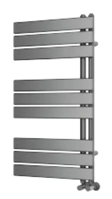 Radiator portprosop HORIZONT GUN METAL, 900 × 500 mm, 390 W, oțel