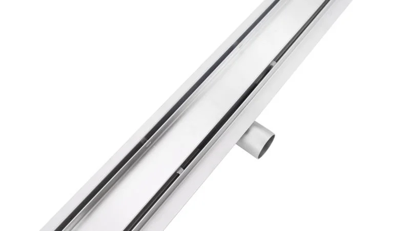 Rigolă de scurgere 2in1, din oțel inoxidabil, cu grilă reversibilă, 70cm - crom - imagine 2