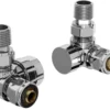 Robinet axial pentru radiator