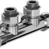 Robinet unghiular pentru radiator, Duplex, DC50