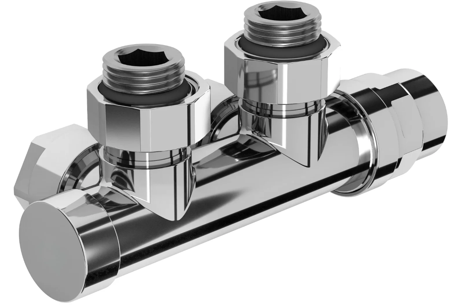 Robinet unghiular pentru radiator, Duplex, DC50