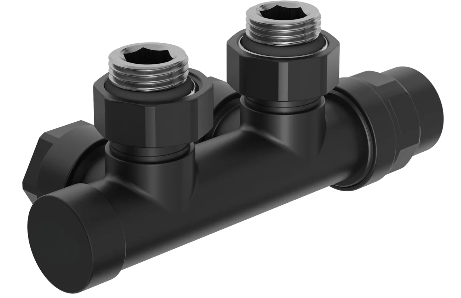 Robinet unghiular pentru radiator, Duplex, DC50 - imagine 5