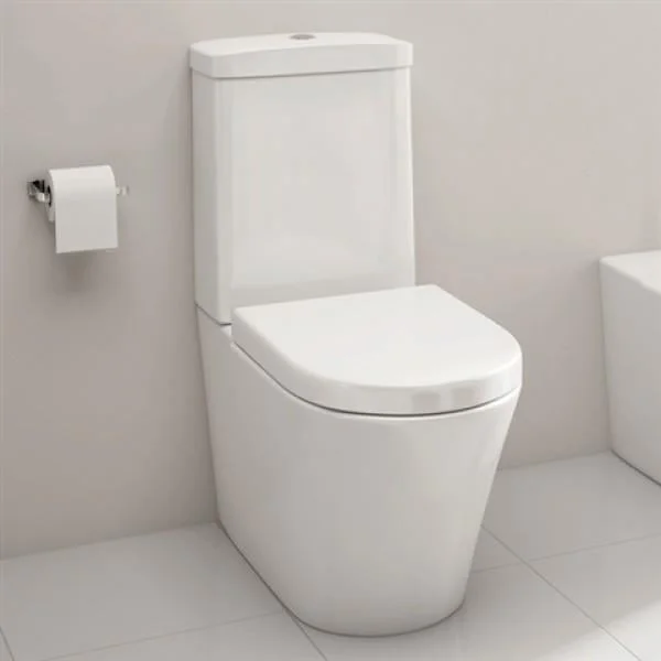 Vas WC INDIANA Stativ, cu Rezervor Inclus - Alb Lucios (2BOX) - imagine 2
