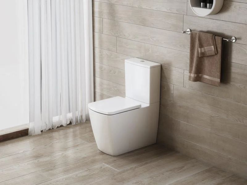 Vas WC MONTANA Rimless,Stativ, cu Rezervor Inclus - Alb Lucios (2BOX) - imagine 2