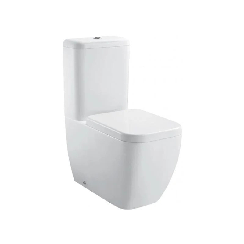 Vas WC OHIO Stativ, cu Rezervor Inclus - Alb Lucios (2BOX)