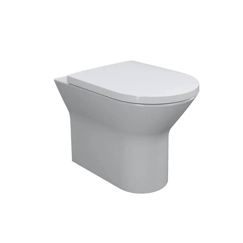 Vas WC VERMONT Rimless, stativ - Alb Lucios