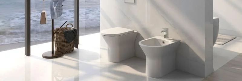 Vas WC VERMONT Rimless, stativ - Alb Lucios - imagine 3