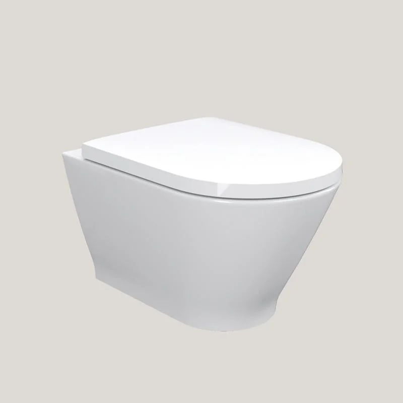 Vas WC VERMONT Rimless, Suspendat - Alb Lucios