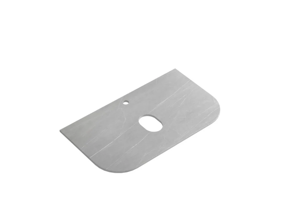 Blat SIERRA curbat pentru lavoar - 80 cm