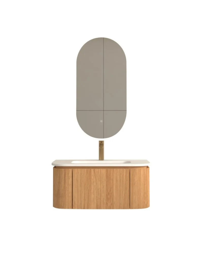 Mobilier SIERRA pentru baie - 80 cm - stejar
